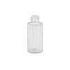 1 oz. Natural HDPE 20-410 Semi-Opaque Plastic Cylinder Round Bottle-Slopped Shoulder