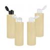 3 oz. Yellow Cylinder Round Squeezable 20-410 PET Opaque Plastic Bottle-Snap Top Lid