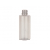 2 oz. Frosted-Silver 20-410 PET (BPA Free) Plastic Semi-Opaque Cylinder Round Bottle (Surplus)