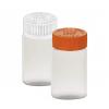 2 oz. Frosted Pearl Round (60 cc) 33-400 PET Round Plastic Packer Bottle-CRC Cap