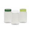 5 oz. Frosted Pearl (150 cc) 38-400 PET Round Plastic Packer Bottle-CT Caps