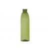 6 oz. Green Autumn Frosted Tapered Bullet Round 24-410 PET Semi-Translucent Plastic Bottle-White Ribbed FM Sprayers