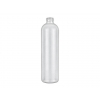 12 oz. Natural Bullet Round Squeezable 24-410 HDPE Semi-Opaque Plastic Bottle