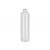 12 oz. Natural Bullet Round Squeezable 24-410 HDPE Semi-Opaque Plastic Bottle (M-H Plastics)