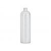 16 oz. Natural Bullet Round 24-410 HDPE Semi-Opaque Plastic Squeezable Bottle-Dispensing Cap