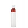 3.33 oz. Natural Bullet Round (100 ML) 24-410 HDPE Opaque Plastic Bottle-FM Sprayer