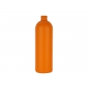 16 oz. Orange Bullet Round 24-410 HDPE Opaque Plastic Squeezable Bottle (Surplus)