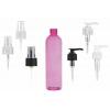 8 oz. Pink 24-410 PET (BPA Free) Semi-Translucent Bullet Round Plastic Bottle-FM Sprayer or 2cc. LD Pump (Silgan)