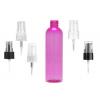 2 oz. Pink 20-410 Semi-Translucent PET (BPA Free) Plastic Round Bullet Bottle-FM Sprayer or Treatment Pump