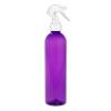 8 oz. Purple 24-410 PET (BPA Free) Semi-Translucent Bullet Round Plastic Bottle-Mini Trigger