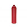 16 oz. Red Pearl Bullet Round 24-410 HDPE Opaque Plastic Squeezable Bottle (Surplus)