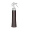 3.33 oz. (100 ml) Brown Dark HDPE Tapered Round 24-410 Opaque Plastic Bottle-Mini Trigger