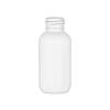 2 oz. White 24-410 Boston Round MDPE Squeezable Plastic Bottle