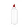 6 oz. White Pearl Tall Boston Round 24-400 HDPE Opaque Plastic Bottle-Twist Cap-HS Liner