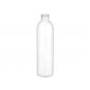 8 oz. White 24-410 Round Bullet PET (BPA Free) Opaque Gloss Finish Plastic Bottle-FM Sprayer or LU Lotion Pump