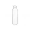 3 oz. White Bullet Round 24-410 HDPE Opaque Plastic Bottle-White FM Sprayer