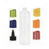 13.5 oz. White Cylinder Round Squeezable 24-410 HDPE Opaque Plastic Bottle-Rounded Shoulder-Dispensing Cap