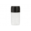 2 oz. White Oval Deodorant Twist-Up Style Opaque Other Plastic Bottle w/ White Plug & Black Over Cap