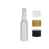 5 oz. White HDPE Opaque 24-400 Plastic Woozy Bottle-CT Cap