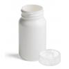 3.33 oz. (100 cc) White Packer 38-400 HDPE Round Plastic Bottle-CRC Cap-Dual Liners (DPG)