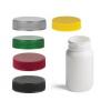 3.33 oz. (100 cc) White Packer 38-400 HDPE Round Plastic Bottle-CT Cap (DPG)