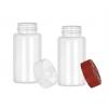 3.33 oz. (100 cc) White PET Packer 38-400 Round Plastic Bottle-CT-CRC Cap (DPG)