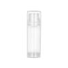 5 oz. Natural Other Cylinder Round 48mm Semi-Opaque Plastic Bottle-White Airless Pump-PP Hood