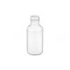 1 oz. White LDPE 20-410 Plastic Squeezable Boston Round Bottle (Amcor)