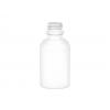 2 oz. White Opaque HDPE 20-400 Plastic Boston Round Bottle-Tincture