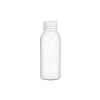 1 oz. White 20-410 Round Bullet PET (BPA Free) Opaque Gloss Finish Plastic Bottle (Stock Item)