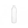 8 oz. White 24-410 Round Bullet PET (BPA Free) Opaque Gloss Finish Plastic Bottle (Stock Item)