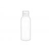 1 oz. White 20-410 Round Bullet PET (BPA Free) Opaque Gloss Finish Plastic Bottle-CRC Dropper Cap