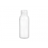 1 oz. White 20-410 Round Bullet PET (BPA Free) Opaque Gloss Finish Plastic Bottle w/ Fine Mist Sprayer 2 pc. (Stock Item)