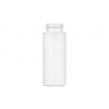 1 oz. White 24-400 Cylinder Round Squeezable HDPE Opaque Plastic Bottle w/ White Non Dispensing Cap (Surplus)