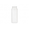 1 oz. White 24-400 Cylinder Round Squeezable HDPE Opaque Plastic Bottle-CT Cap