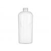8 oz. White Opaque Cosmo Oval PET 24-410 BPA FREE Plastic Bottle with Gloss Finish (Stock)