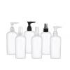 4 oz. White Cosmo Tapered Oval PET (BPA Free) Opaque 20-410 Plastic Squeezable Bottle-Pump or Sprayer