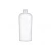4 oz. White Cosmo Tapered Oval PET (BPA Free) Opaque 20-410 Plastic Squeezable Bottle-Dispensing Cap
