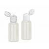 .5 oz. (1/2 oz) White Pearl 15-415 Boston Round HDPE (15 cc) Slightly Squeezable Plastic Bottle-Flip Top Cap