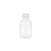 .33 oz. (1/3 oz) (10 cc) White 15-415 Boston Round LDPE Plastic Bottle with White Flip Top Cap 50% OFF