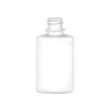 2 oz. White LDPE 18-410 Flat Sided Oval Bottle-Tincture-Turret Cap