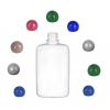 2 oz. White LDPE 18-410 Plastic Drug Oval Bottle-Ball CT Cap