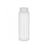 6.67 oz. White Shiny PET 43 MM Opaque (200ml) Cylinder Round Plastic Bottle