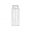 6 oz. White 43 MM Cylinder Round (180 ml) PET Plastic Bottle-Foamer