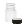 .76 oz. (3/4 oz) (23cc) White 28-400 Round HDPE Plastic Packer Bottle-Non Dispensing Cap