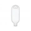 1.67 oz. (50 ml) White Tottle 20-410 HDPE Plastic Bottle-Lanyard Hole