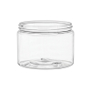 12 oz. Clear PET 89-400 Plastic BPA Free Single Wall Jar