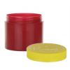 4 oz. Cranberry Plastic Double Wall 70-400 Opaque PP Jar-Colored CRC Cap