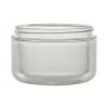 8 oz. Natural PP Plastic Double Wall 89-400 Jar