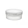 6.67 oz. Natural PP Plastic Single Wall Low Profile 100-400 Round Jar w/ Natural Cap 30% OFF